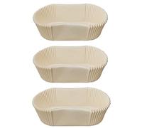 Janasiba Lot de 120 moules à pain en papier sulfurisé avec revêtement droit anti-adhésif