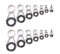 Janasiba Lot de 14 anneaux de réparation télescopiques de 7 tailles