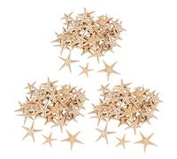 Janasiba Lot de 180 petites étoiles de mer, coquillage de plage, 0,4-1,2