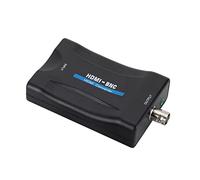 Janasiba Lot de 2 adaptateurs convertisseur audio vidéo vers BNC compatible avec câble d'alimentation PAL/NTSC et USB