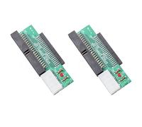 Janasiba Lot de 2 adaptateurs de disque dur 44 broches 2,5 IDE jusqu'à 3,5 IDE 40 broches pour ordinateur portable de bureau PC