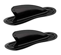 Janasiba Lot de 2 ailerons de suivi pour kayak, aileron de , planche de fil dentaire, points de fixation en PVC, accessoires
