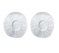 Janasiba Lot de 2 bonnets de douche imperméables pour , bonnet de bain, hôtel élastique, ensemble de cheveux (blanc)