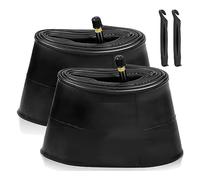 Janasiba Lot de 2 chambres à air Fatbike 26 x 4,0 avec valve AV 32 mm avec 2 démonte-pneus pour vélo de route, , vélo électrique