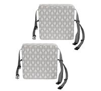 Janasiba Lot de 2 coussins de chaise surélevés pour enfant - Pour salle à manger - Réglable et amovible