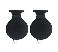 Janasiba Lot de 2 coussins de siège de voiture pour les personnes âgées, rotation à 360 °, léger, portable, mousse de mémoire de forme, coussin de siège pivotant de voiture, antidérapant pour le dos
