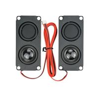 Janasiba Lot de 2 haut-parleurs carrés compacts 45100 - Idéal pour une utilisation audio domestique et mobile