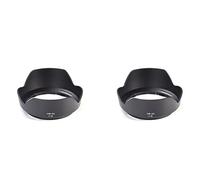Janasiba Lot de 2 pare-soleil à baïonnette Hb53 pour objectif Af-S Nikkor 24-120 mm 1 : 4 G Ed Vr DSLR (remplace Hb-53)