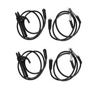 Janasiba Lot de 2 pinces de mise à la terre professionnelles 300 A pour machine à souder Mig Tig ARC - Câble de 1,5 m - 10-25 fiches - Durable