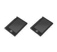 Janasiba Lot de 2 plateaux d'écriture LCD 4,4" - Bloc-notes électronique - Écran LCD - Écriture pédagogique numérique