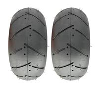 Janasiba Lot de 2 pneus sans chambre à air 90/65-6.5 11" pour scooter, 47 Cc 49 Cc Mini accessoires de moto