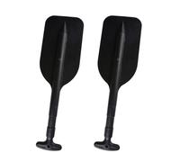 Janasiba Lot de 2 rames portables pour bateau flottant en plein air kayak sport outil kayak pagaie télescopique pagaie en plastique bateau gouvernail
