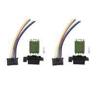 Janasiba Lot de 2 résistances de ventilateur de chauffage pour moteur 13248240 77364061