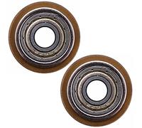 Janasiba Lot de 2 roues de coupe en titane pour carrelage en métal dur et céramique 22 x 6 x 6 mm