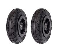 Janasiba Lot de 2 roues tout-terrain en caoutchouc pneumatique pour skateboard DIY / scooter / rotatif