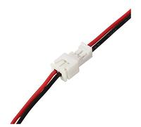 Janasiba Lot de 20 connecteurs mâles Micro Jst Ph 1.25 avec 2 broches avec câbles métalliques
