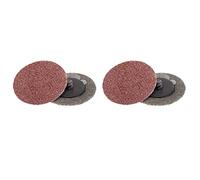 Janasiba Lot de 200 disques abrasifs pour ponceuse de 50 mm 40 60 80 120 mm