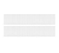 Janasiba Lot de 200 serre-câbles en acier inoxydable 17,7 mm pour collecteur d'échappement Wrap Tape argenté