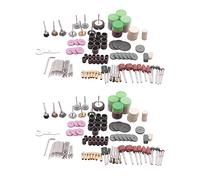 Janasiba Lot de 284 accessoires pour outils électriques pour kit de cutter
