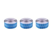 Janasiba Lot de 3 (1000 pièces/rouleau) Blocage Pads Pastilles Adhésives Verres de Protection Autocollants Pad Lunettes Bords de Lentille Coussinets Accessoires Optiques