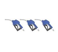 Janasiba Lot de 3 buses automatiques 3/4 NPT DEF/AdBlue en acier inoxydable avec pompe de transfert DEF pivotante, de carburant automatique, buse manuelle/automatique