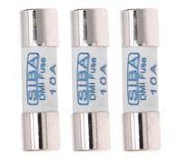 Janasiba Lot de 3 multimètres 10 x 38 mm 1000 V 10 A cylindre fusible en céramique