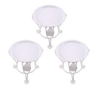 Janasiba Lot de 3 petits pots de fleurs debout pour plantes succulentes en extérieur et intérieur pour chambre à coucher et jardin