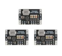 Janasiba Lot de 3 piles au lithium XL63020 TPS63020 USB - Puissance du microcontrôleur automatique - Faible ondulation - 5 V