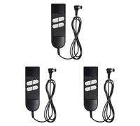 Janasiba Lot de 3 télécommandes électriques de canapé - 5 broches - 4 boutons - Pour chaises longues électriques OKIN LIMOSS Pride Golden Berkline
