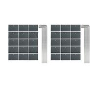 Janasiba Lot de 30 étiquettes pour plantes en ardoise - Marqueurs pour plantes - Accessoires de jardin