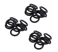 Janasiba Lot de 30 joints toriques en caoutchouc noir 16 x 11 x 2,5 mm