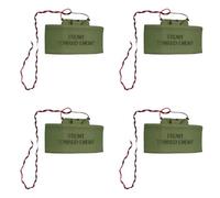 Janasiba Lot de 4 anneaux Cam Claymore - Avec mine - Faux accessoires - Réplique des accessoires - Évite les interruptions - Sonnette de porte - Farces - Pour