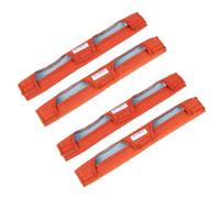 Janasiba Lot de 4 bandes de transpiration FR pour casque de protection avec coussin d'air, 20-3200 V - Bandeau de protection pour casque de protection, lavable