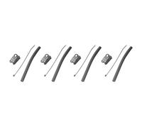 Janasiba Lot de 4 colliers de serrage robustes en nylon pour kiteboard, kitesurf, kite pompe, valve, roue dentée, accessoires, cerf-volant et pince