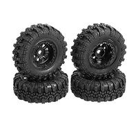 Janasiba Lot de 4 pneus de 47 x 18 mm pour Axial SCX24 90081 AXI00001 1/24 RC Crawler Auto Upgrade Accessoires