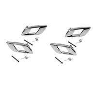 Janasiba Lot de 4 pour porte intérieure chromée Everest 2012-2019 2015-2019