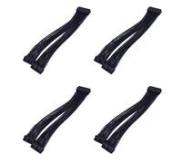 Janasiba Lot de 4 rallonges ATX 24 broches 1 à 2 ports - Fiche mâle vers - 24 broches