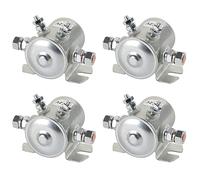 Janasiba Lot de 4 relais magnétiques à fonctionnement continu max 300 A 12 V CC pour chariot de golf, treuil, marine à la hâte