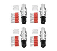 Janasiba Lot de 4 supports Graphtec CB09 Silhouette Cameo + 60 lames en vinyle pour traceur à 45°