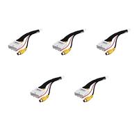 Janasiba Lot de 5 adaptateurs pour caméra de voiture 24 broches pour Stepway Vivaro Sandero 4