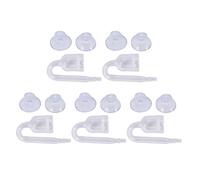 Janasiba Lot de 5 diffuseurs de CO2 pour aquarium - Réacteur dioXid avec disque en céramique + 10 ventouses