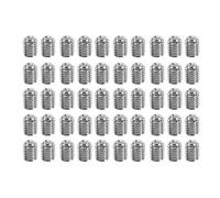 Janasiba Lot de 50 vis filetées à six pans creux M3 x 4 mm en acier inoxydable
