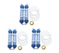 Janasiba Lot de 6 filtres à eau T33 - Boîtier DIY T33 - Bol filtrant - Bouteille de 12 pièces - Robinetterie - Filtre à eau pour système d'osmose inverse