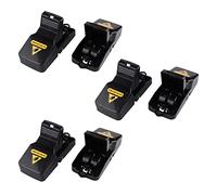 Janasiba Lot de 6 pièges à souris - Piège à rats vivants - Noir