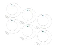 Janasiba Lot de 6 porte-loupes pour horloger et bijoutier, serre-tête loupe, support de câble loupe, fil d'acier inoxydable