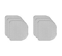 Janasiba Lot de 6 racks de déshydratation pour four à air fryer, accessoires pour friteuse à air, fruits et viandes déshydratés, plateau de déshydratation, 6 pièces