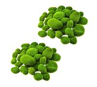 Janasiba Lot de 64 boules de mousse décoratives vertes - 5 tailles - Pour arrangements floraux