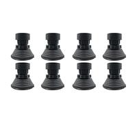 Janasiba Lot de 8 supports de machine à laver, réglables en hauteur, anti-vibrations, pour machine à laver et sèche-linge