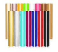 Janasiba Lot de Vinyles à Transfert Thermique - 30,5 X 30,5 cm à Repasser sur Vinyle pour T-Shirt, Vinyle HTV Compatible avec les Découpeurs Artisanaux à Presse à Chaud