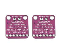 Janasiba Max98357 I2S Lot de 2 amplificateurs D 3 W D AUSB Interface décodeur Module sans filtre Audio Board pour Esp32